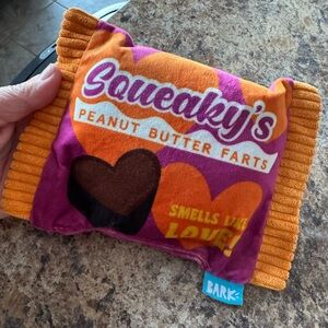 Bark Squeaky's Peanut Butter Farts Toy